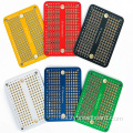 Multicolor mini pcb prototipo placa soldable placa